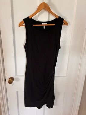 Leith Black Sleeveless Mini Dress